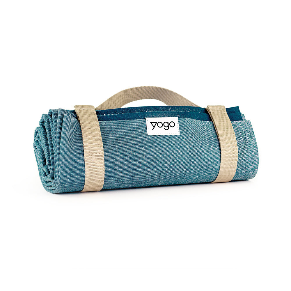Lullify Travel Kit  Yoga Mat With Carrying Bag & Silk Sleeping