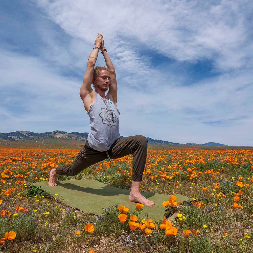 Ultralong Folding Travel Yoga Mat with Non-Slip FSC-Certified Natural Rubber