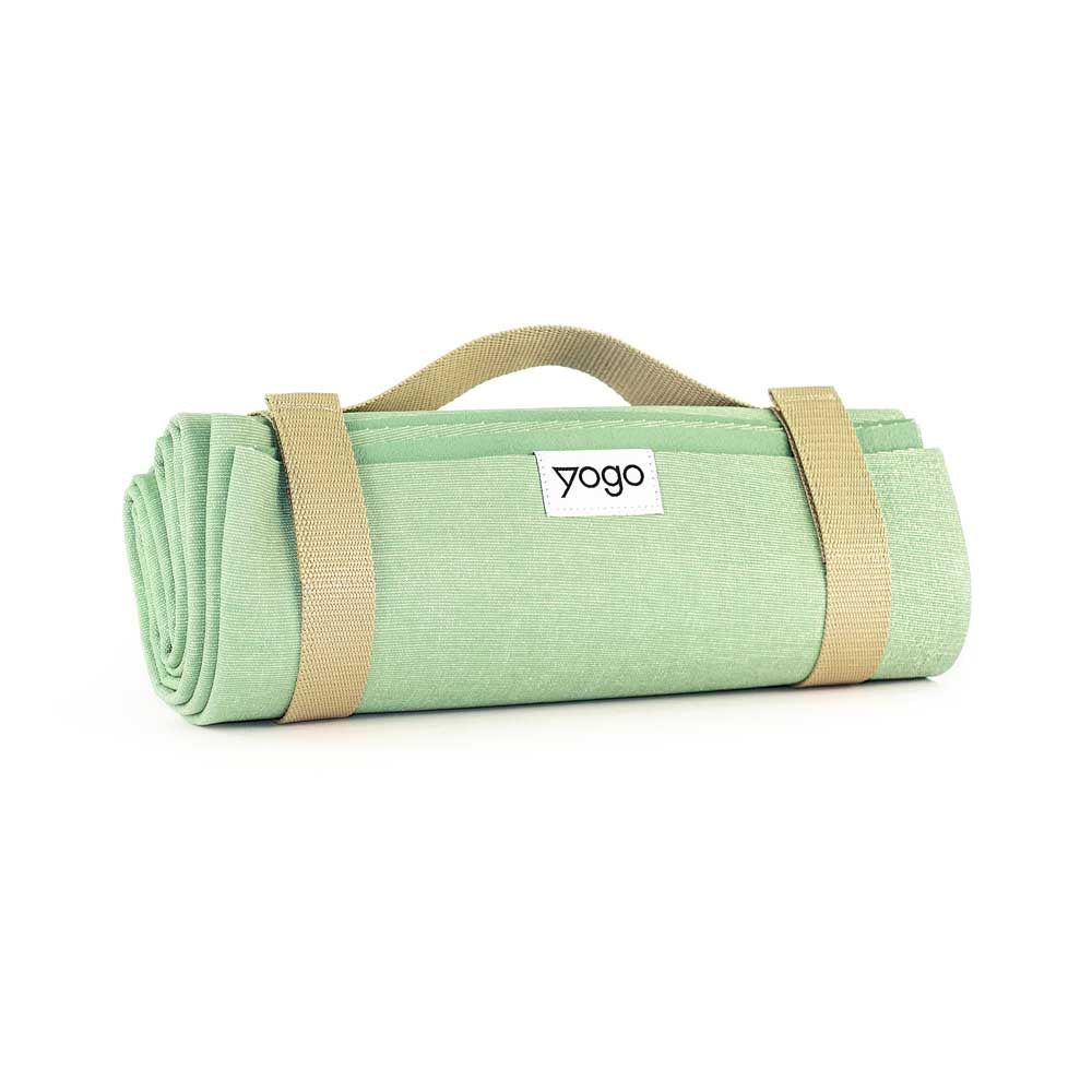 Ultralight Foldable Travel Yoga Mat with Non-Slip FSC-Certified Natural Rubber