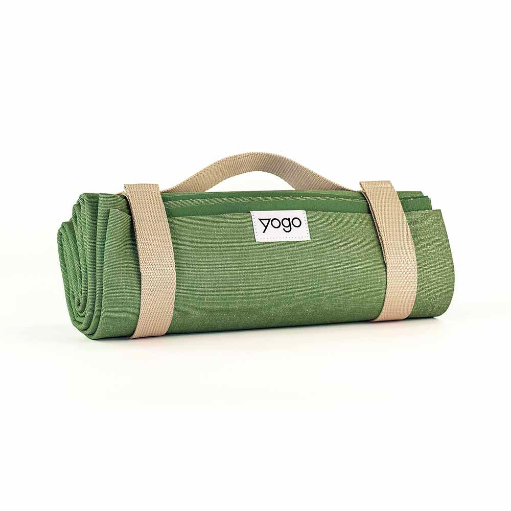 Ultralight Foldable Travel Yoga Mat with Non-Slip FSC-Certified Natural Rubber